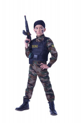 Костюм карнавальный Спецназовец детский, для мальчика